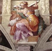 Michelangelo Buonarroti The Libyan Sibyl oil on canvas